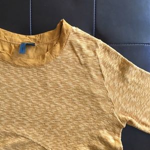 Anthropologie - Left of Center gold long sleeve